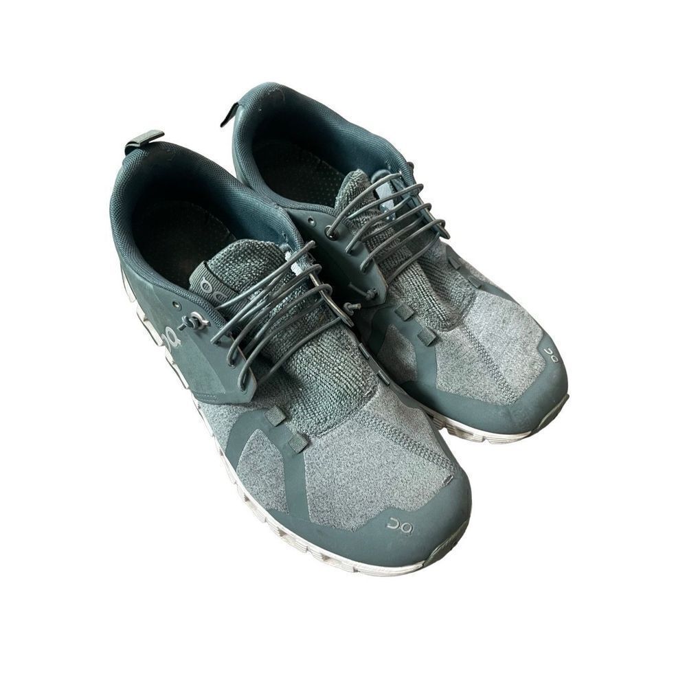 ON Cloud Mens Olive Green Terry Running Sneakers Shoes Size 10